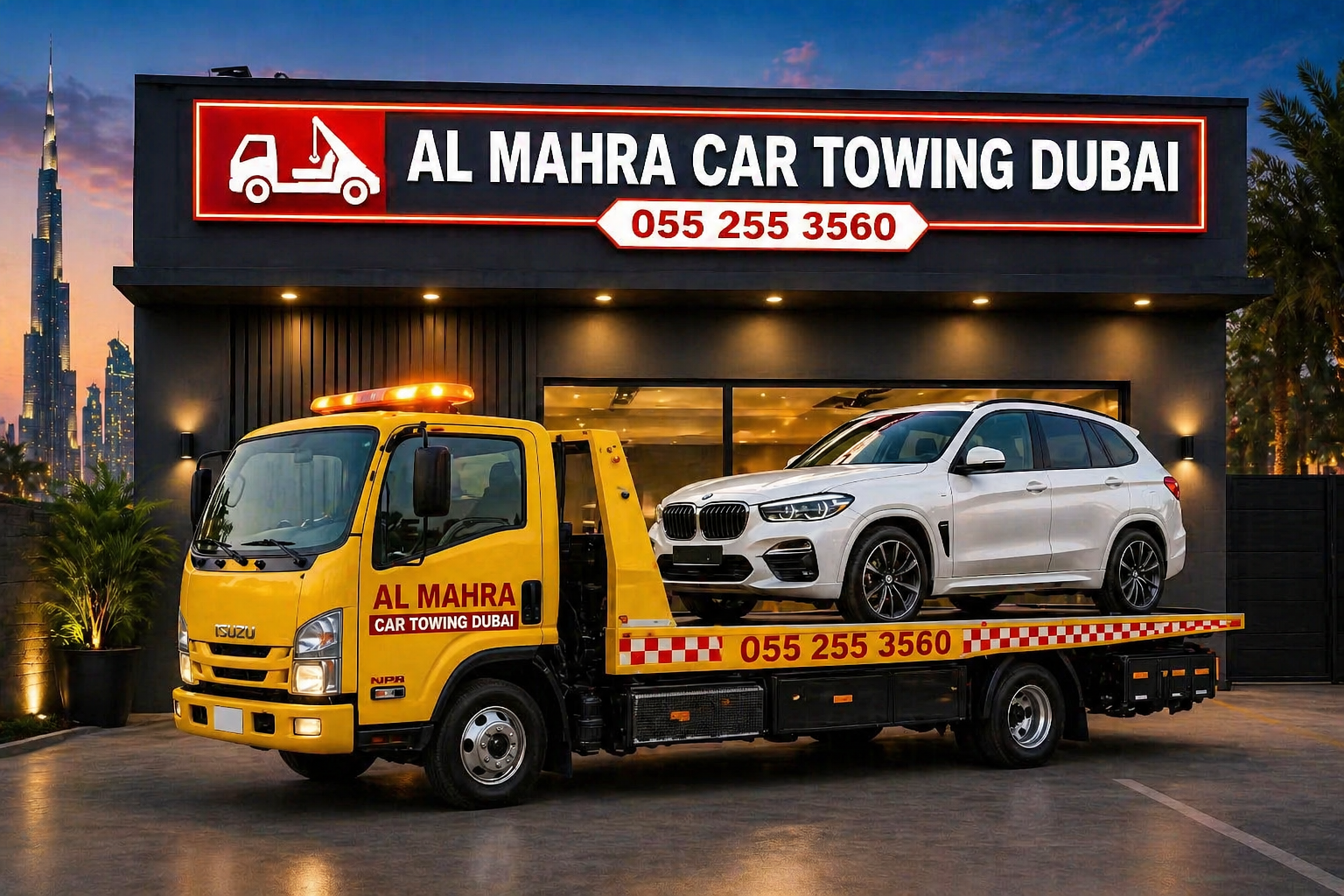 car towing Dubai